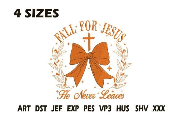 Fall for Jesus Embroidery Review