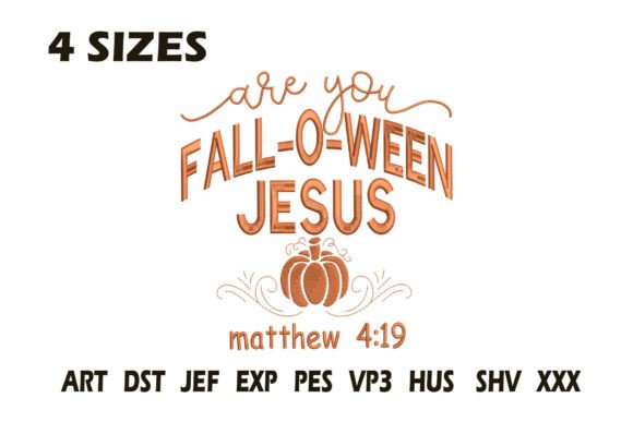 Fall O Ween Jesus Embroidery Review