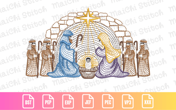 Nativity Scene Embroidery: A Designer’s Review