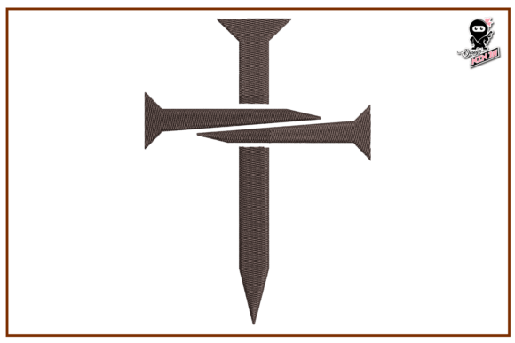 Review: Christian Cross out of Nails Design