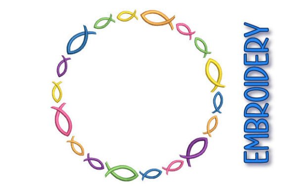 Review: Christian Fish Frame Embroidery Design