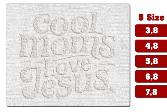 Review: Cool Moms Love Jesus Embroidery Design