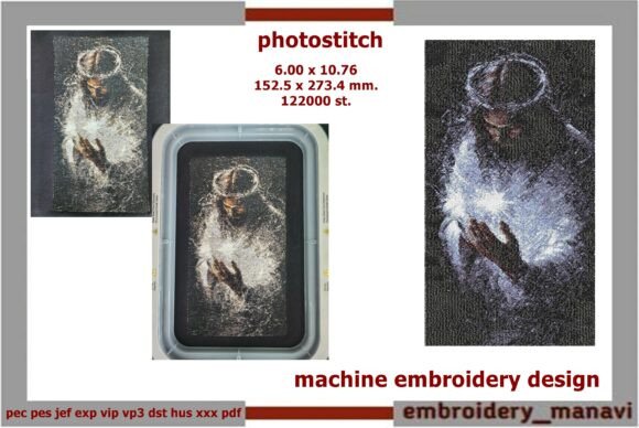 Review: Jesus Christ Photostitch for Embroidery