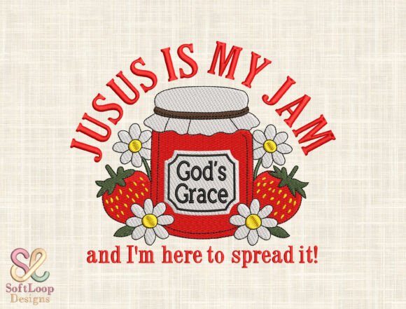 Review: Jesus is My Jam Embroidery Design