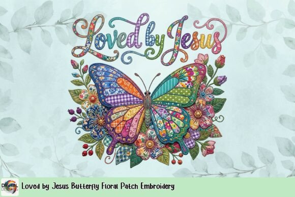 Review: Loved by Jesus Butterfly Floral Patch