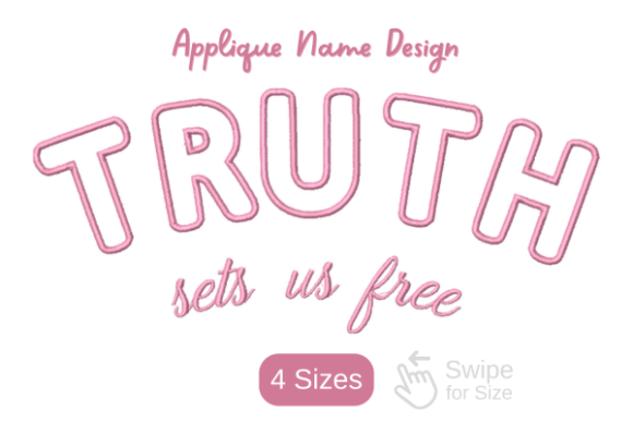 Review: Truth Sets Us Free Applique Design
