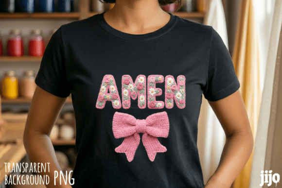Reviewing Amen Christian Flowers Embroidery PNG