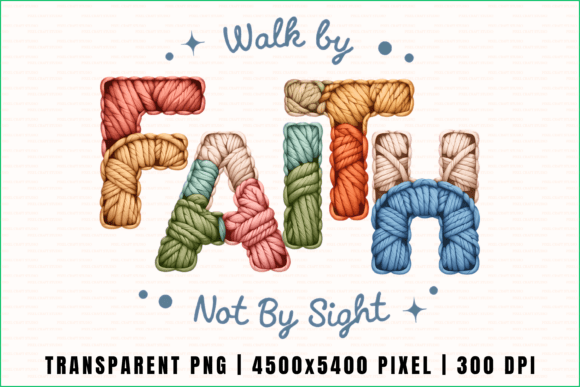 Reviewing Christian Faith Over Fear Embroidery PNG