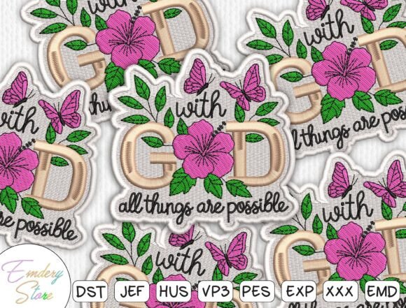 Reviewing Floral Christian Quote Embroidery for Etsy