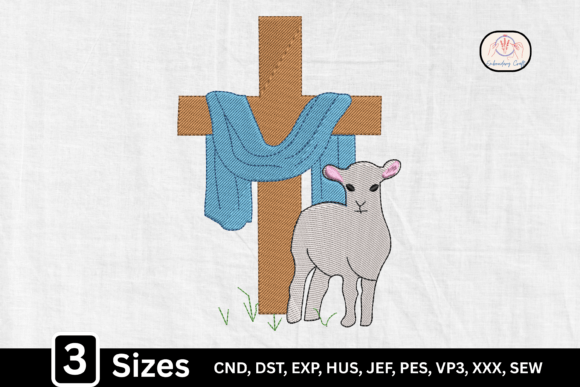 Reviewing the Christian Easter Faith Lamb God Cross Design
