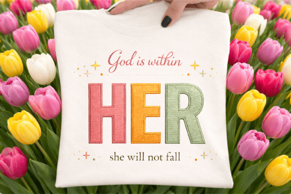 Reviewing the Christian Woman Faith Embroidery PNG