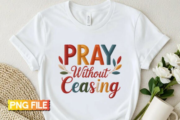 Reviewing the Pray Without Ceasing Embroidery PNG