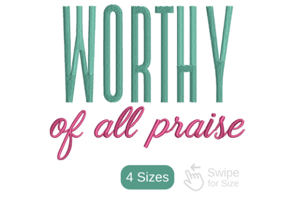 Reviewing Worthy of All Praise Design for Merch